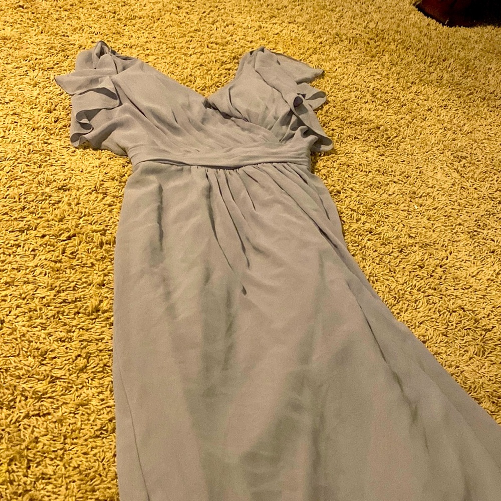 Bridesmaid dress fit me as a 14 tag says 16